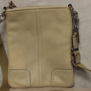 Coach Leather Bone Crossbody Bag 9760